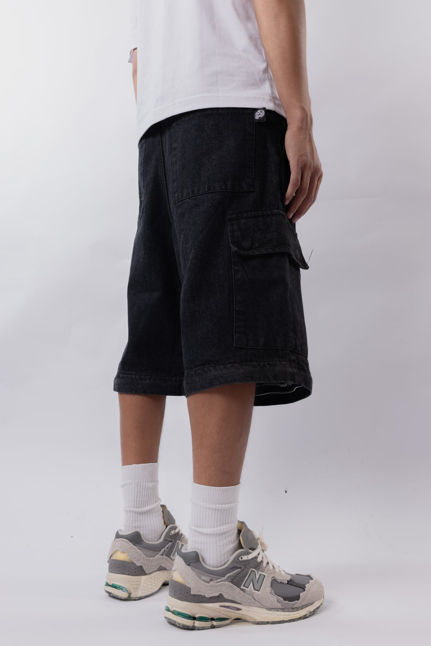 Baggy Cargo Zip Jeans