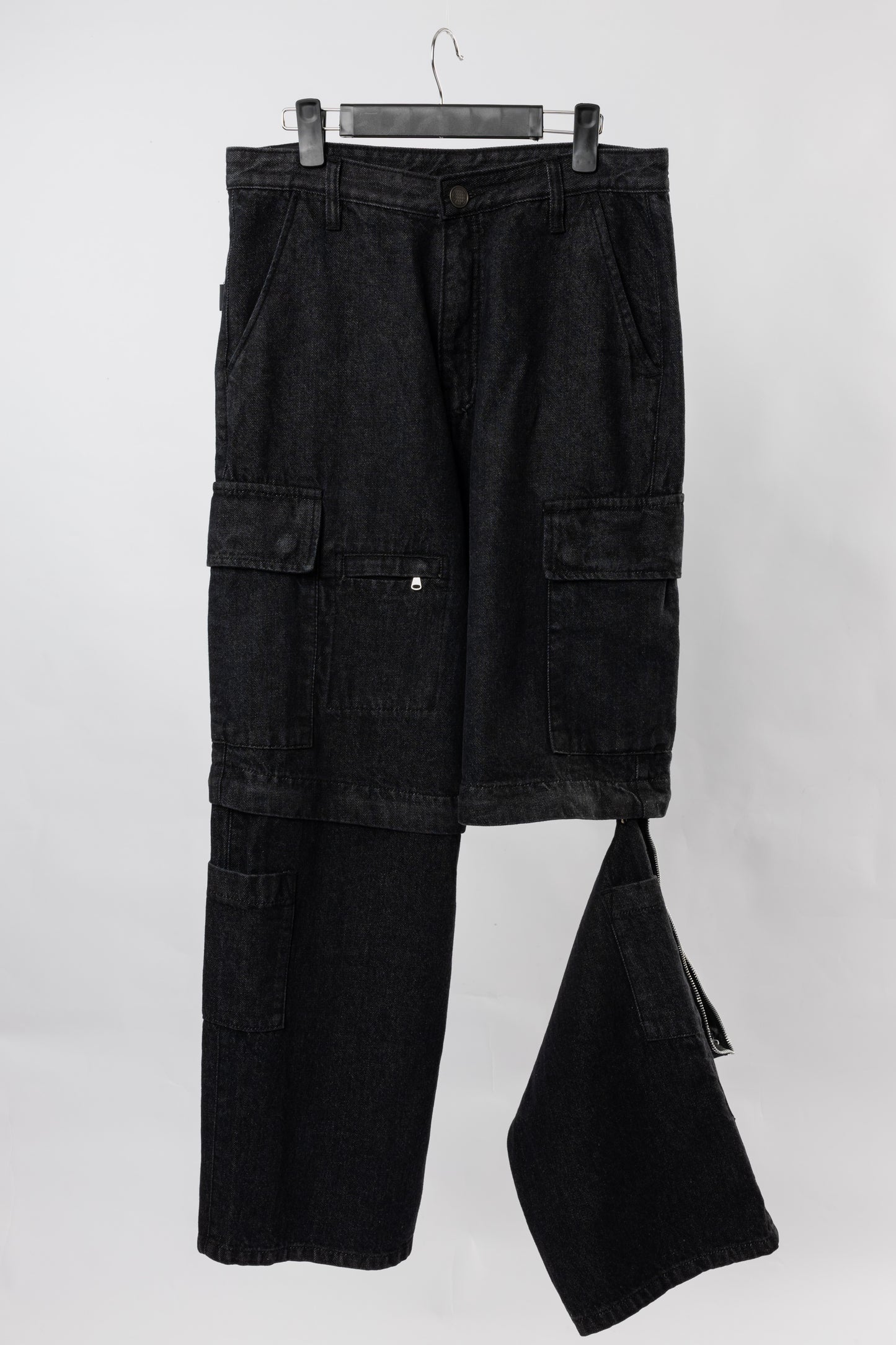 Baggy Cargo Zip Jeans