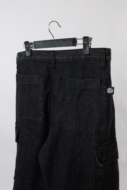 Baggy Cargo Zip Jeans