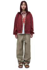 Light Brown Pleated Pants