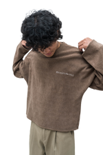 Light Brown Cropped Fit Sweater