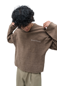 Light Brown Cropped Fit Sweater