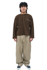 Light Brown Pleated Pants