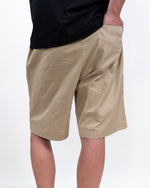 Light Brown Cotton Shorts