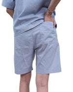 Sky Blue Cotton Shorts