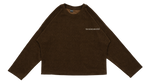 Dark Brown Cropped Fit Sweater