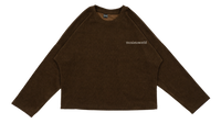 Dark Brown Cropped Fit Sweater